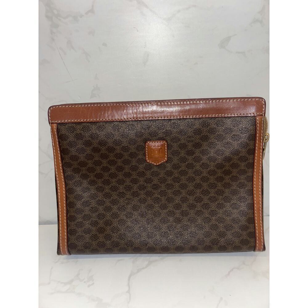 Celine Vintage Clutch in Brown - Excellent Condition